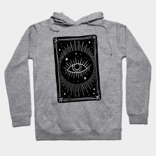 fortune-telling card with all seeing eye Hoodie